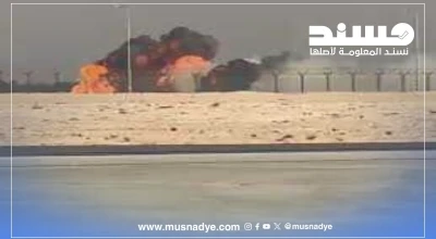 طائرة هندية سقطت في دبي أثناء عرض جوي وليست إسرائيلية أُسقطت بصاروخ إيراني