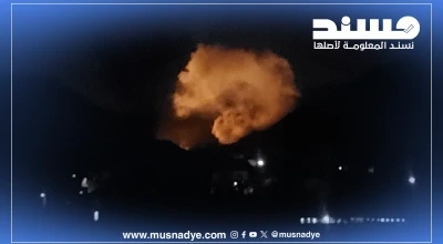 الصورة المتداولة لقصف أستهدف جبل نقم "قديمة"
