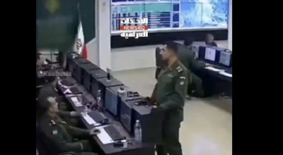 انتشار فيديو مركّب وخاضع للتلاعب مع الادعاء أنه يوثّق هجمات الاحتلال على مقرات الحرس الثوري