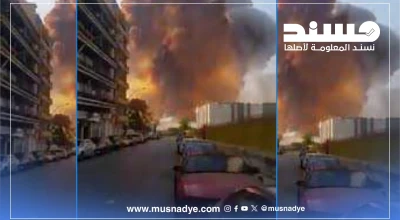 الفيديو في لينان وليس قصفا صاروخيا على مطار جدة