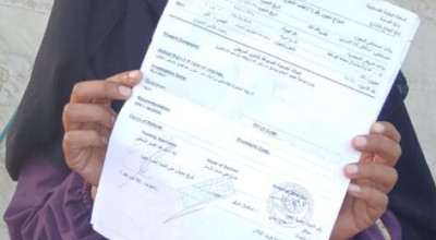 النازحة &#8220;عزيزة&#8221; تناشد للعلاج