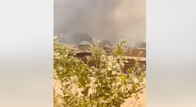 فيديو لاشتباكات من الفاشر السودانية وليس من الجوف اليمنية