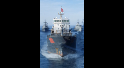 فيديو عبور ناقلة النفط الصينية لمضيق هرمز.. مولد بالذكاء الاصطناعي