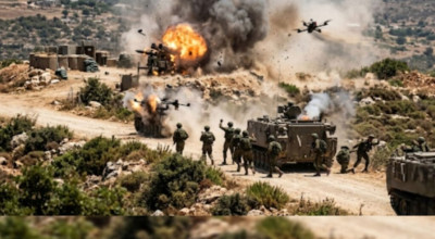 صورة الكمين جنود الاحتلال في جنوب لبنان مولدة بالذكاء الاصطناعي 