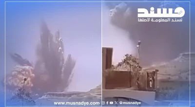 فيديو قصف مواقع في فج عطان بصنعاء "قديم"