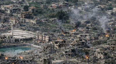 انتشار صورة مولدة بالذكاء الاصطناعي لتدمير قرية بنت جبيل في جنوب لبنان