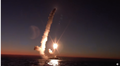 Video of submarine launching missiles from sea is old from Russia