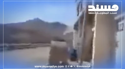 الفيديو المتداول لانفجارات مخازن أسلحة في نقم بسبب قصف أمريكي غير صحيح