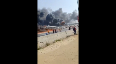 انتشار فيديو قديم لحريق في مصر وليس لضربات على تل أبيب 