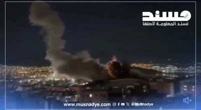 الفيديو لقصف إسرائيلي على إيران وليس قصفًا على الإمارات