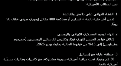 هل وضع البيت الأبيض شروطا أمام الرئيس السوري أحمد الشرع لعقد صفقة؟