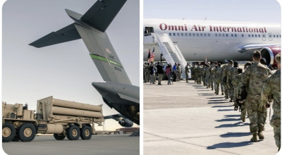 ما حقيقة الصور التي قيل إنها لحشد عسكري أمريكي على اليمن؟