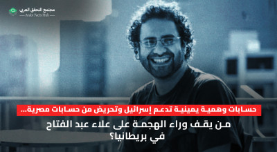 حسابات وهمية يمينية تدعم إسرائيل وتحريض من حسابات مصرية… من يقف وراء الهجمة على علاء عبد الفتاح في بريطانيا؟