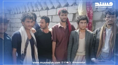 الصورة لا تعود لأسرى من حضرموت بل لأسرى في جبهة البيضاء عام 2021