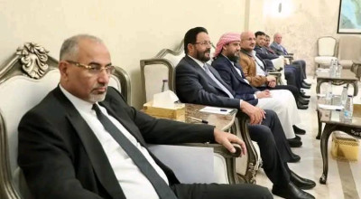 الصورة من اجتماع سابق لمجلس القيادة الرئاسي في عام 2024