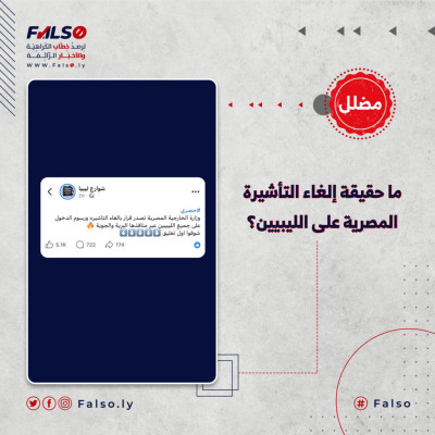 ما حقيقة إلغاء التأشيرة المصرية على الليبيين؟