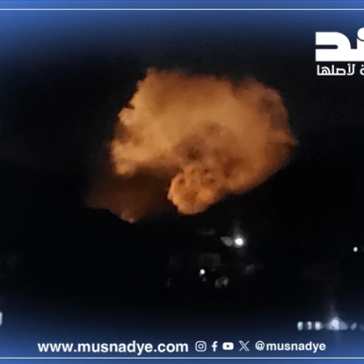 الصورة المتداولة لقصف أستهدف جبل نقم "قديمة"