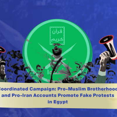 Coordinated Campaign: Pro-Muslim Brotherhood and Pro-Iran Accounts Promote Fake Protests in Egypt