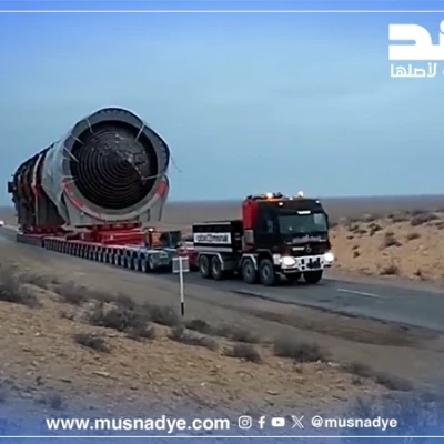 الفيديو المتداول ليس لصاروخ إيراني بل لمعدات محطة غاز