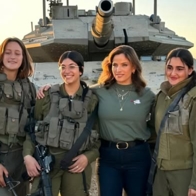 صورة لممثلة إسرائيلية يعاد نشرها على أنها قائدة الاستخبارات الحربية وقتلت رفقة بناتها في خانيونس 