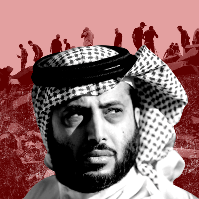 حملة سعودية منسقة على “الدول المجاورة” دفاعاً عن موسم الرياض” على رغم قصف غزة”