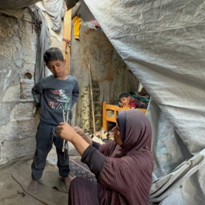 عبير فوجو: مثالاً لما تعانيه الأمهات في غزة