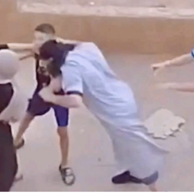 ما حقيقة ضرب رجل شيشاني لإمرأة سورية