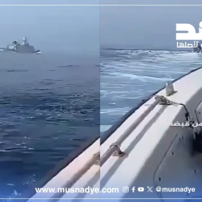 فيديو مضلل وقديم يُعاد تداوله لسفينة بريطانية وزوارق حربية
