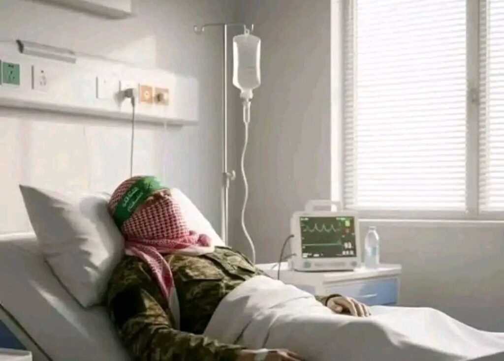 انتشار صورة لأبو عبيدة مع الادعاء أنها حديثة وهو مصاب 