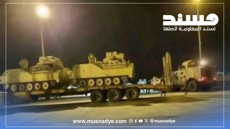 حقيقة الصورة المتداولة لمدرعات ودبابات سعودية قادمة الى مأرب ؟