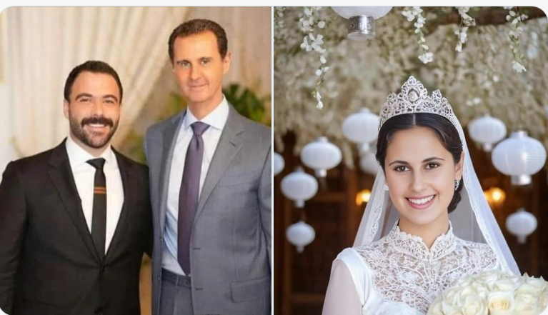 صورة خطوبة زين بشار الأسد مولدة بالذكاء الاصطناعي وغير صحيحة