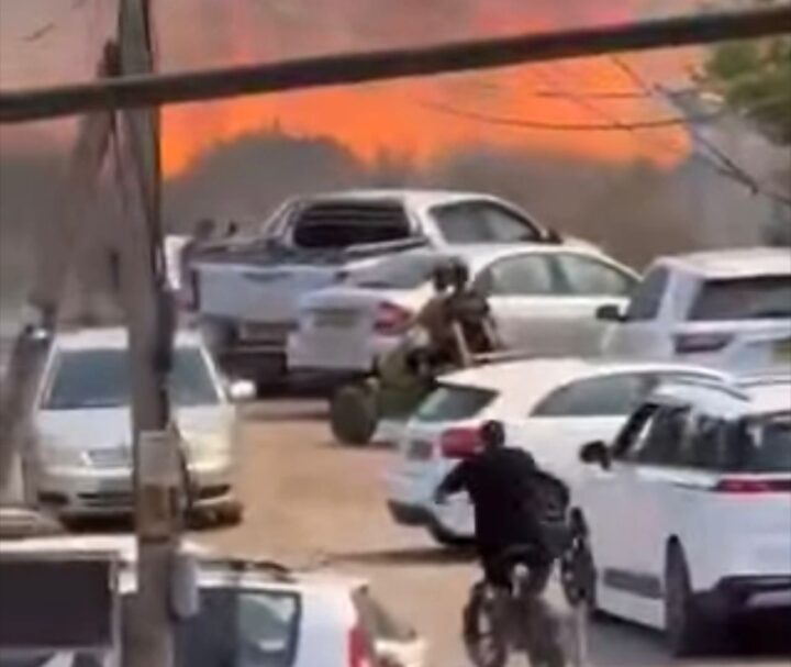 فيديو لحريق في سهل إسكال يُتداول على أنه حريق في منازل المستوطنين بالقدس المحتلة