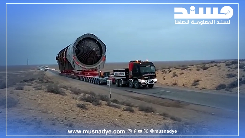 الفيديو المتداول ليس لصاروخ إيراني بل لمعدات محطة غاز