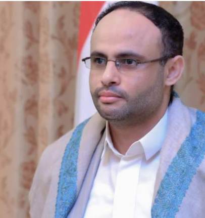 حقيقة مشاركة مهدي المشاط في مظاهرة الحوثيين الداعمة لإيران