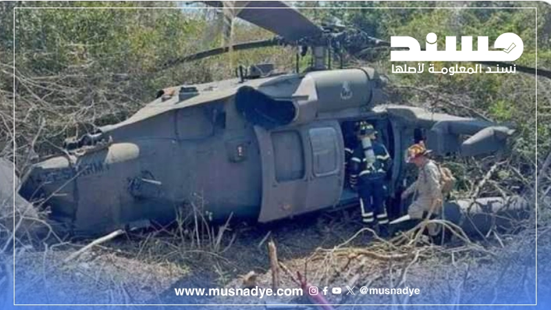 الفيديو قديم ويعود لتحطم مروحية أمريكية في هندوراس عام 2025، وليس سقوط طائرة في طهران