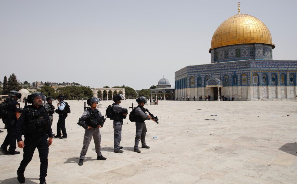 تسجيل صوتي قديم لإصابات في المصلى القبليّ بالأقصى