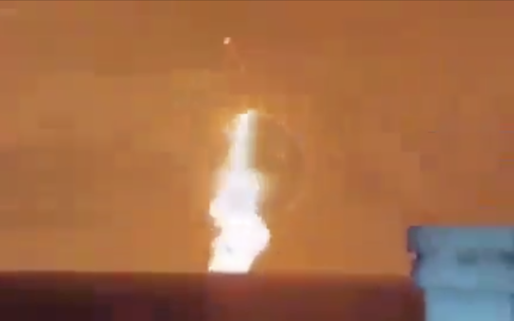 انتشار فيديو من عام 2021 مع الادعاء أنه هجوم إيراني