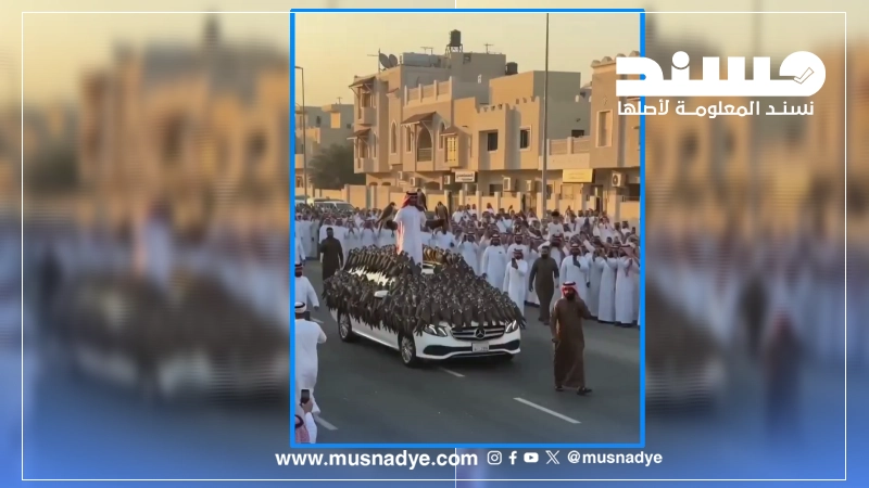فيديو مولد بالذكاء الاصطناعي وليس لثري يستعرض صقوره في الإمارات
