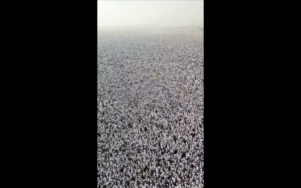 انتشار فيديو للحجاج مولد بالذكاء الاصطناعي