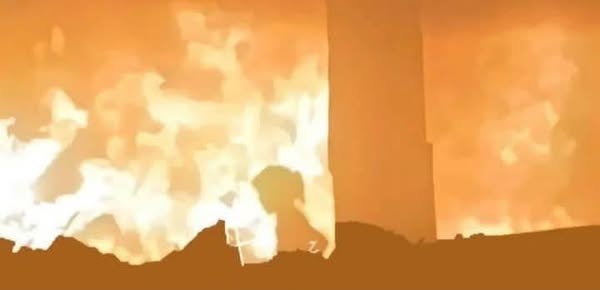 Girl who appeared amidst flames is Hanin Al-Wadiya, not Ward Al-Sheikh Khalil