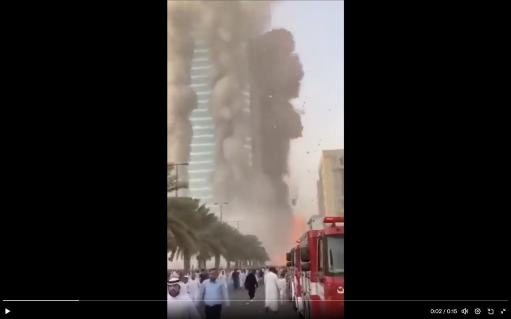 انتشار فيديو مولد بالذكاء الاصطناعي لقصف في الامارات