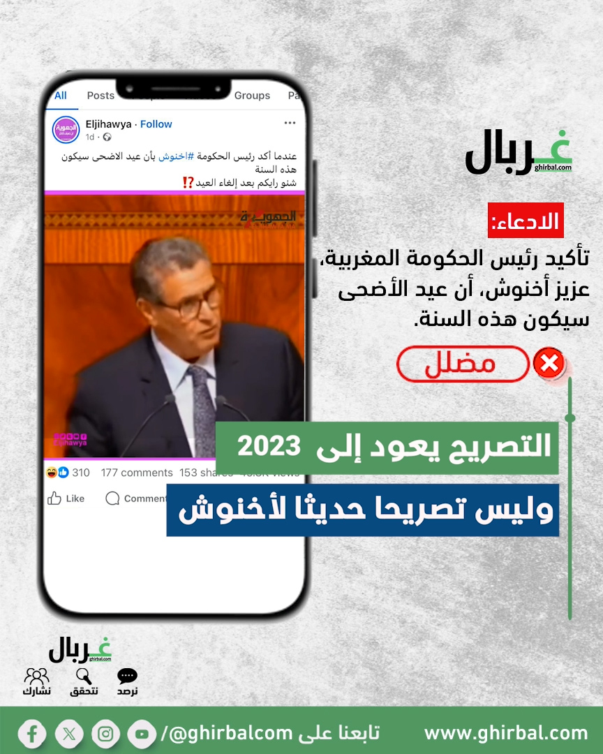 عزيز أخنوش عيد الأضحى سيكون هذه السنة