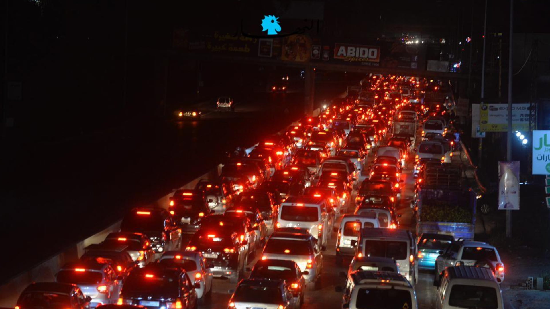 الادعاء بأن الصورة لازدحام سيارات نزوح جماعي من جنوب لبنان خوفاً من التصريحات الإسرائيلية مضللة