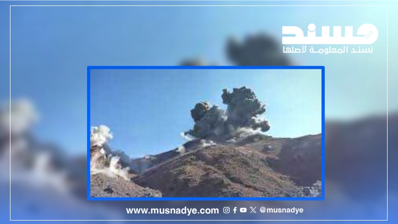 فيديو مضلل وقديم وليس لقصف الطيران اليمني حديثًا لمواقع الحوثيين في مأرب والجوف