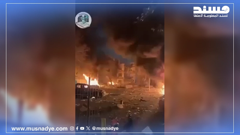 فيديو قديم لقصف على تل أبيب وليس حديث